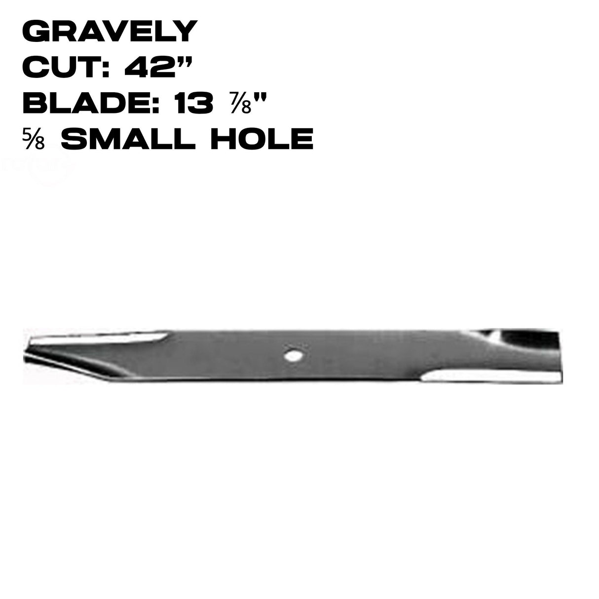 Rotary Blade  | 13-7/8" X 5/8" | Gravely | 40" Deck | 1065