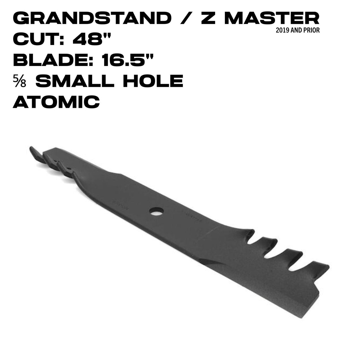 Toro Atomic Blade | 16.5" | Z Master / GrandStand | 48" Deck | 107-3195-03