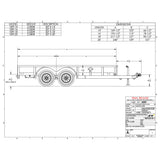 Big Tex Utility Trailer | 20FT | Tandem Axle | Pipe Top | 10PI-20BK5FUR