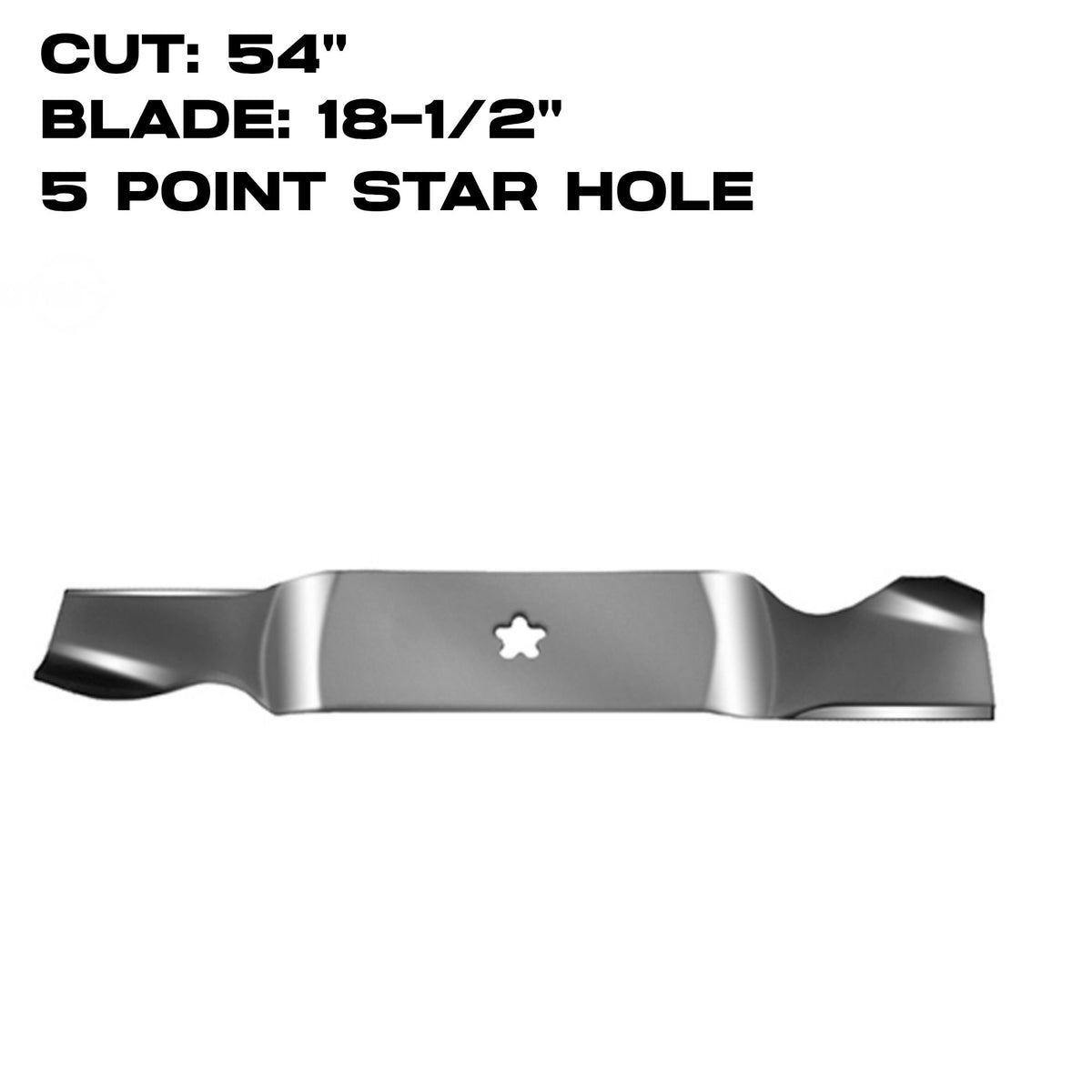 Rotary 18-1/2" X 5 Point Star | 54" Deck | AYP / HUSQVARNA | 11180