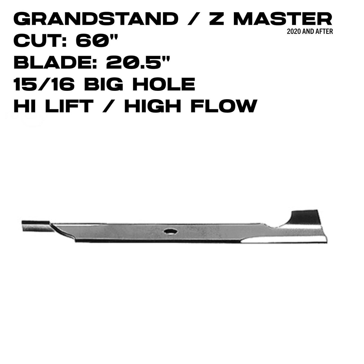 Rotary Blade | 20.5" | GrandStand / Z Master | 60" Deck | 11248