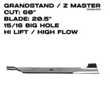 Rotary Blade | 20.5" | GrandStand / Z Master | 60" Deck | 11248