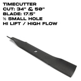Toro 17.5 Inch Blade | TimeCutter Mower after 2011 | 34", 50" Deck | 115-5059-03