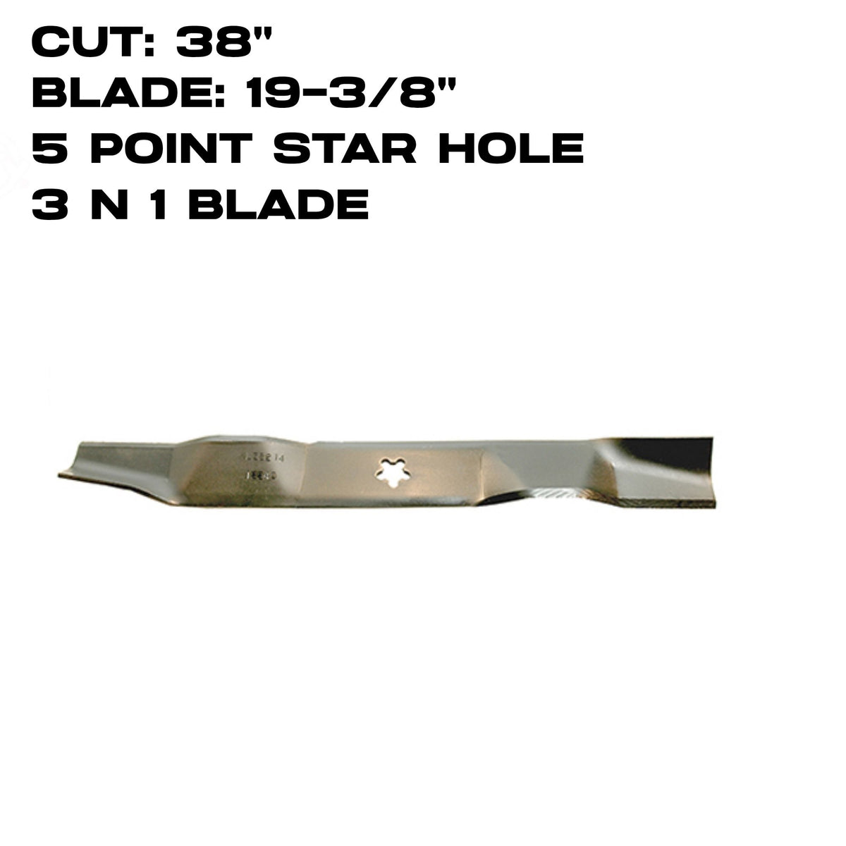 Rotary 19-3/8" X 5 Point Star | 3 N 1 | 36" Deck | AYP/Sears | 12240