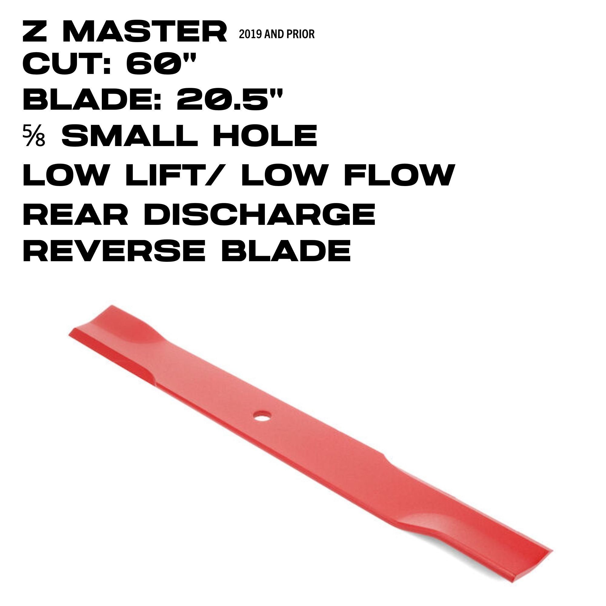 Toro Low Flow Blade | Reverse Blade (for 105-8777) | 20.5