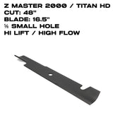 Toro Hi-Flow Blade | 16.5" | Titan HD / Z Master 2000 | 48" Deck | 133-2137