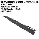 Toro Atomic Blade | 20.5" | Z Master 2000 / Titan HD | 60" Deck | 133-2157