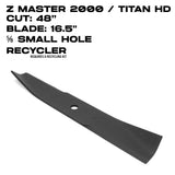 Toro Recycler Blade | 16.5" | Z Master 2000 / Titan HD | 48" Deck | 133-2163