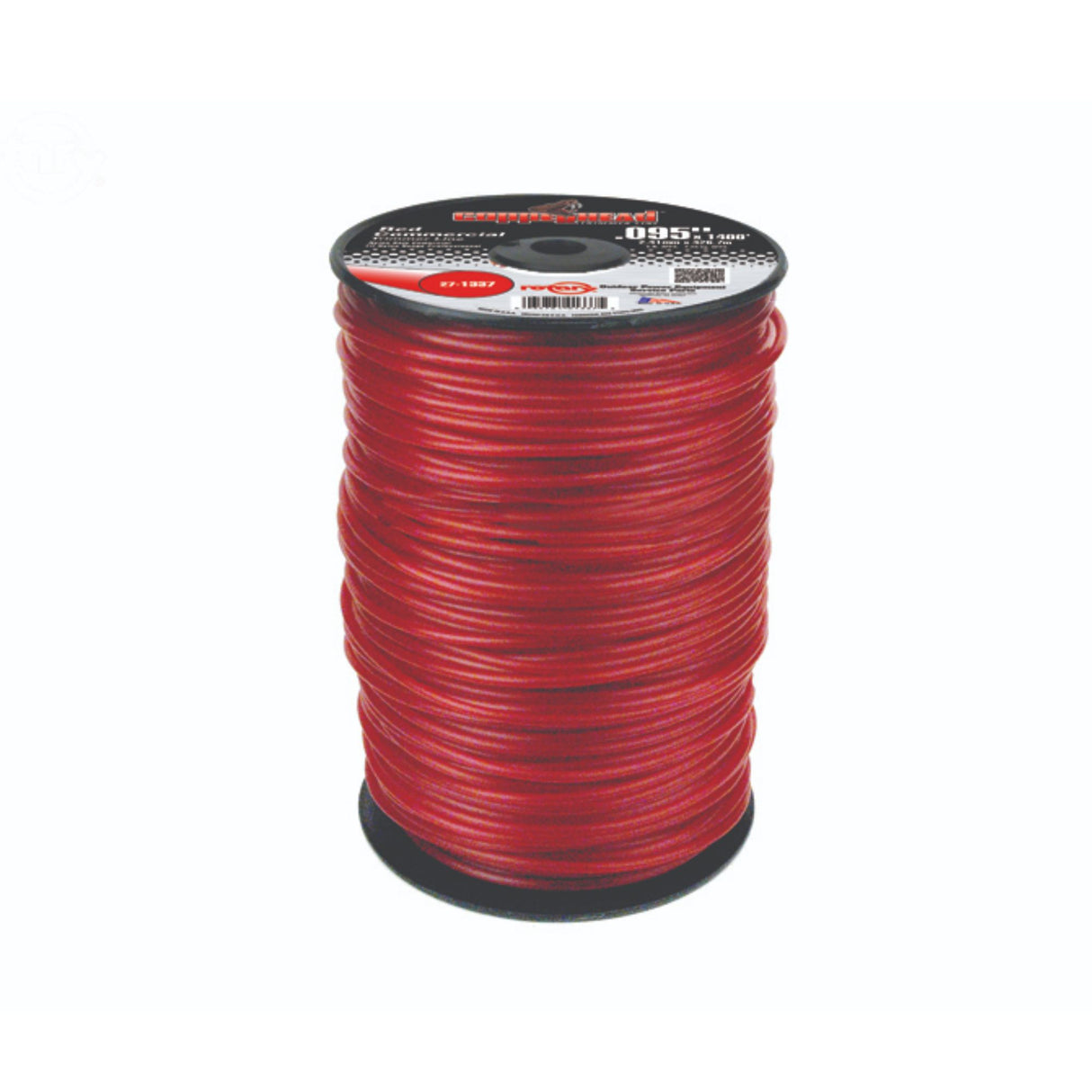 Rotary Trimmer Line | .095 | 5 LB. Spool | Red | Commercial | 1337