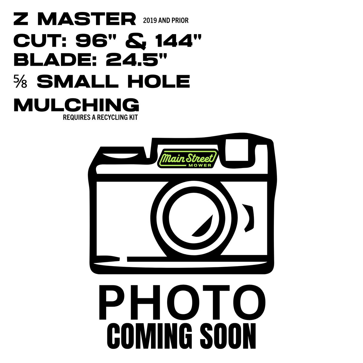 Toro Mulching Blade | 24.5" | Z Master 7500-D | 96", 144" Deck | 135-2446