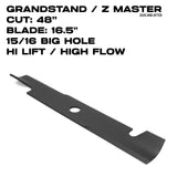 Toro Hi-Flow Blade | 16.5"| GrandStand / Z Master | 48" Deck | 140-1243