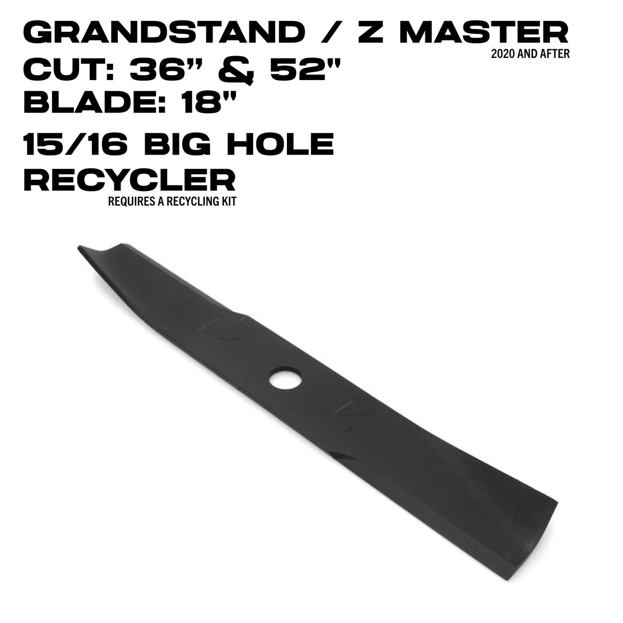 Toro Recycler Blade | 18"| GrandStand HDM / Z Master | 36" & 52" Deck | 140-4859