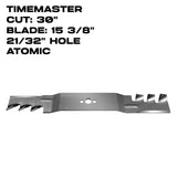 Rotary Copperhead Mulcher Blade | TimeMaster | 15-3/8 Inch | 30" Deck | 14420