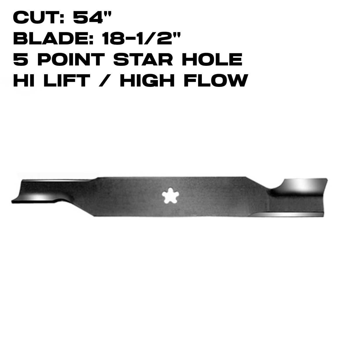 Rotary 18-1/2" X 5 Point Star | 54" Deck | AYP / HUSQVARNA/Cub Cadet | 14459