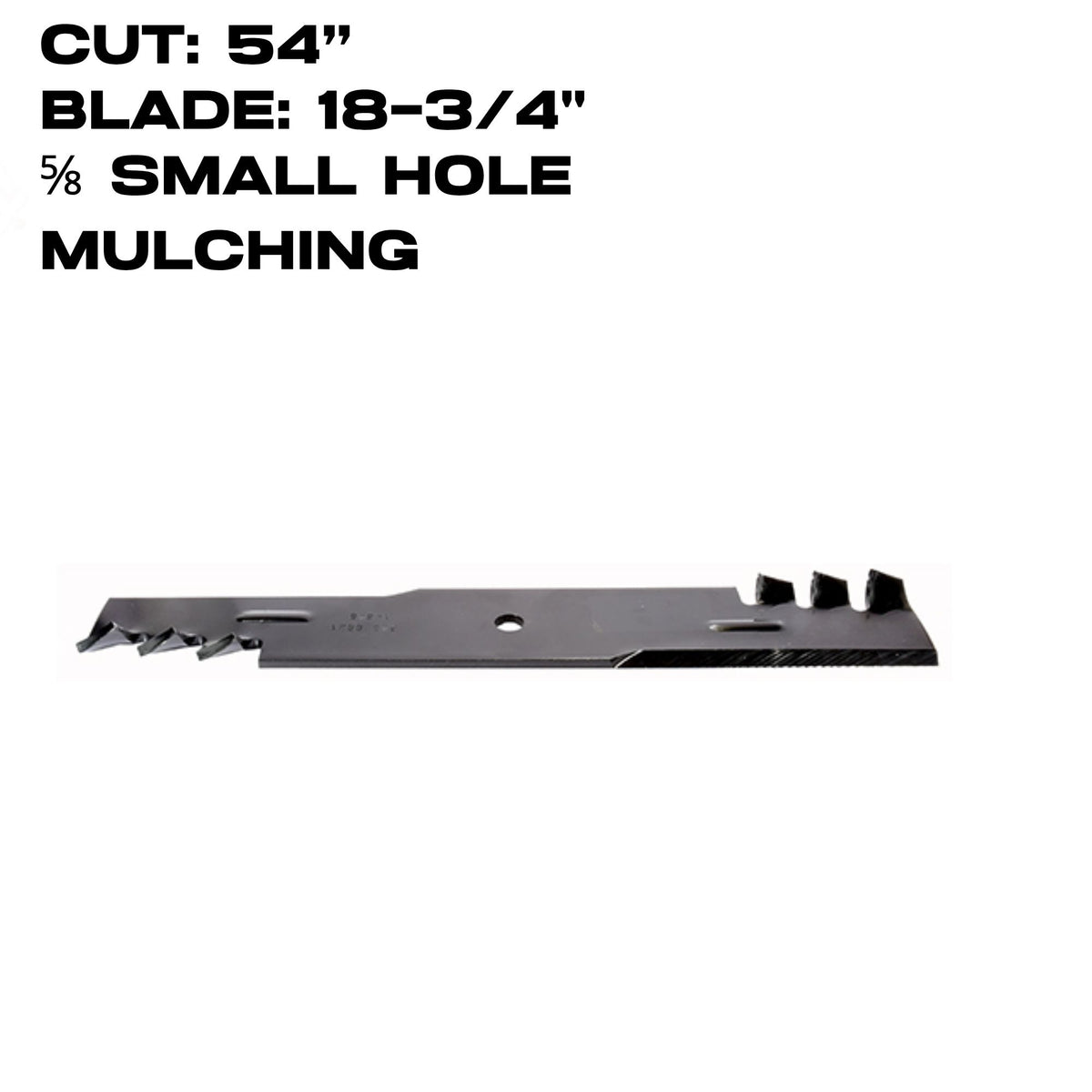 Rotary Copperhead Blade | 18-3/4" X 5/8" | Mulching | Bad Boy | 54" Deck | 14649
