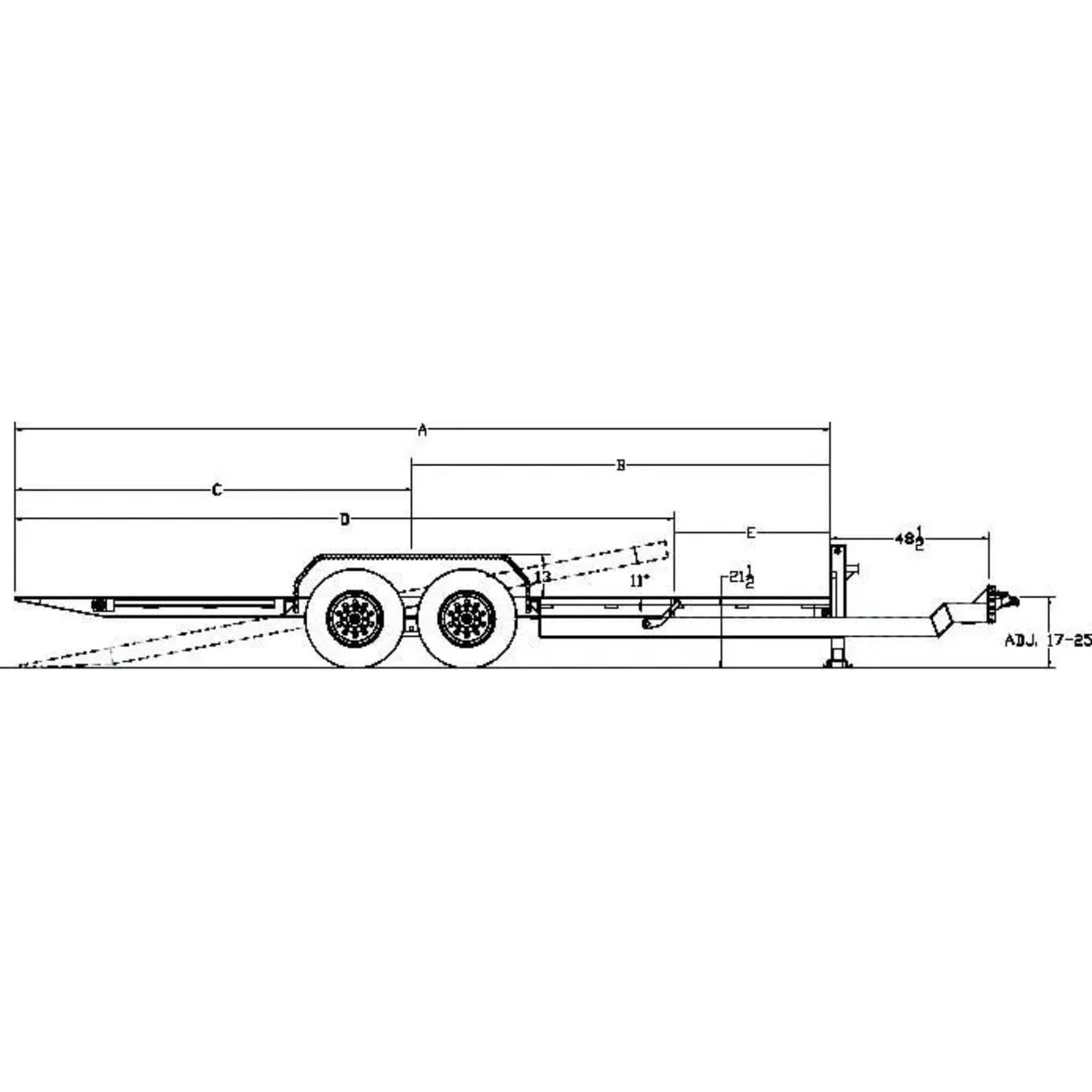 Big Tex HD Tilt Bed Equipment Trailer | 20FT | Tandem Axle | 14TL-20BK