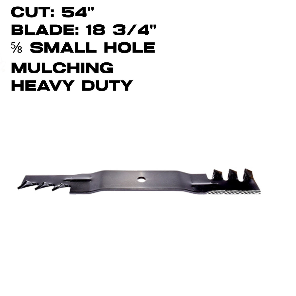Rotary Copperhead Blade | 18 3/4" X 5/8" | Mulching | Bad Boy / Toro (Titan) | 54" Deck | 16236