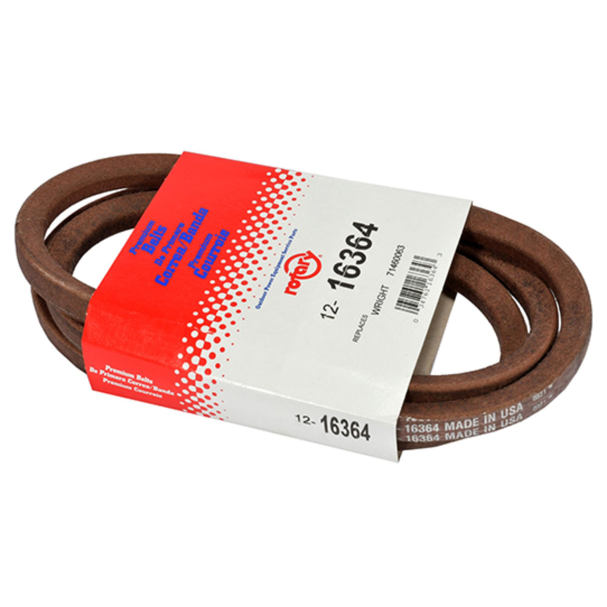 Rotary Deck Belt | For Wright Stander | 5/8" X 70-1/4" | 16364