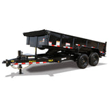 Big Tex Dump Trailer | 16FT | HD | Tandem Axle | Ultra Low Profile | 4' Solid Steel Sides | 16LP-16BK6-P4