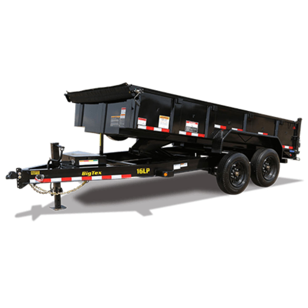 Big Tex Dump Trailer | 16FT | HD | Tandem Axle | Ultra Low Profile | Slide-In Ramps | 16LP-16BK6SIRPD