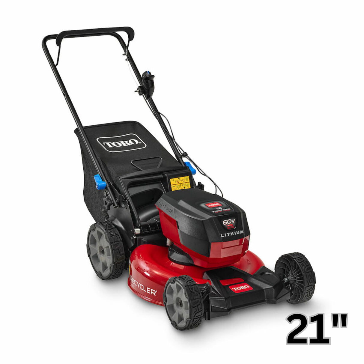 Toro 60V Max 21 in. Recycler w/SmartStow Push Lawn Mower with 4.0Ah Battery | 21323