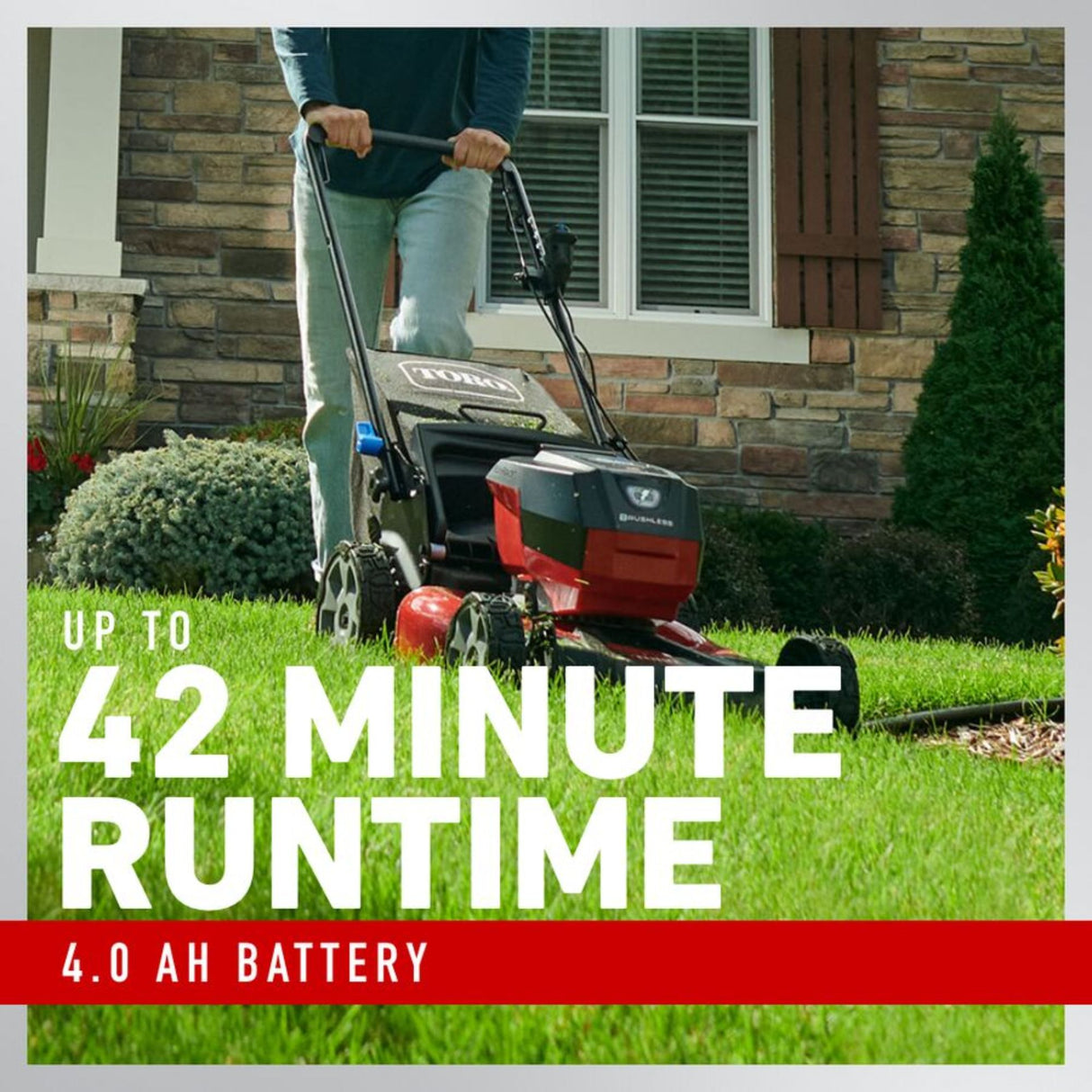 Toro 60V Max 21 in. Recycler w/SmartStow Push Lawn Mower with 4.0Ah Battery | 21323