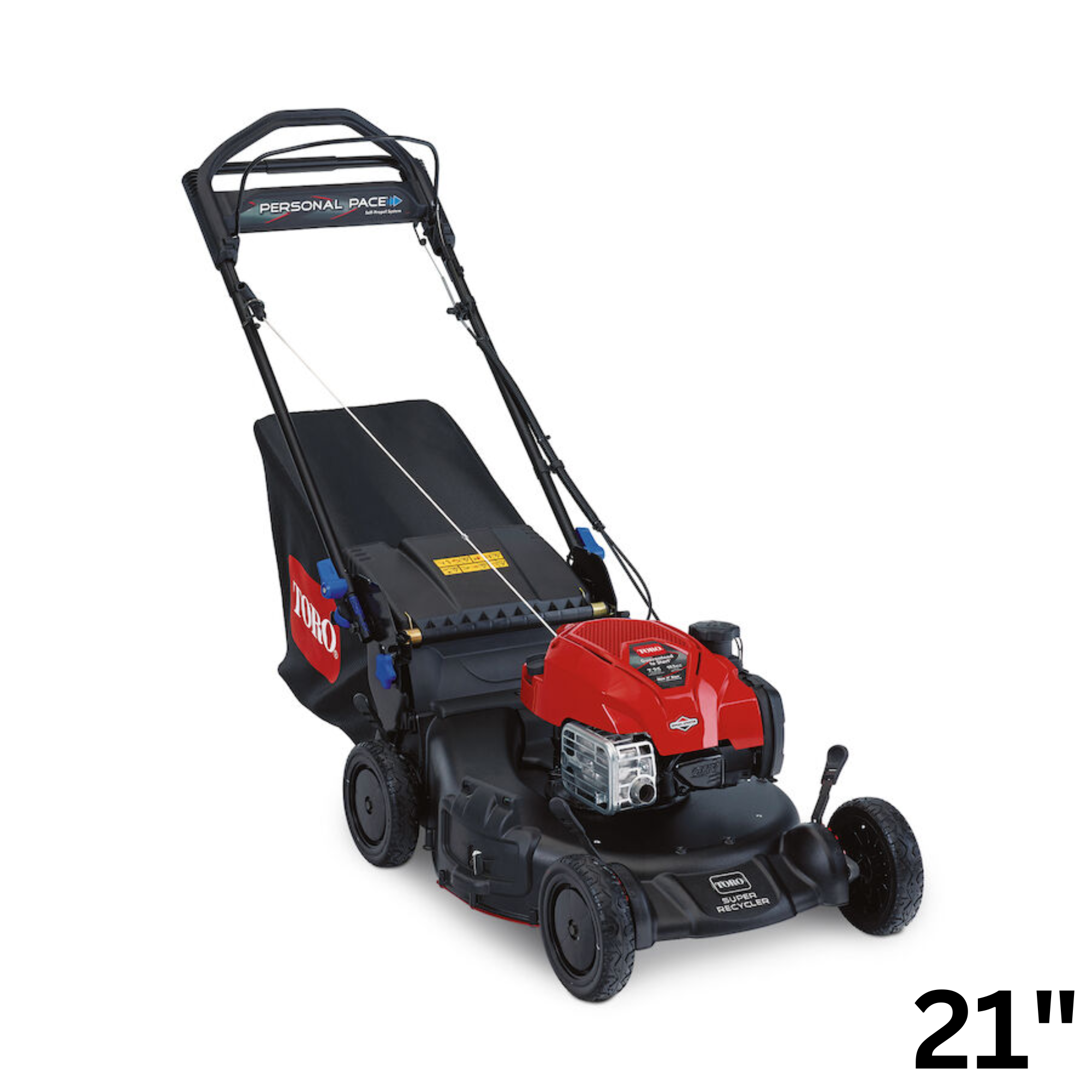 Toro Super Recycler | 21" Deck |  Personal Pace SmartStow Mower | 21386