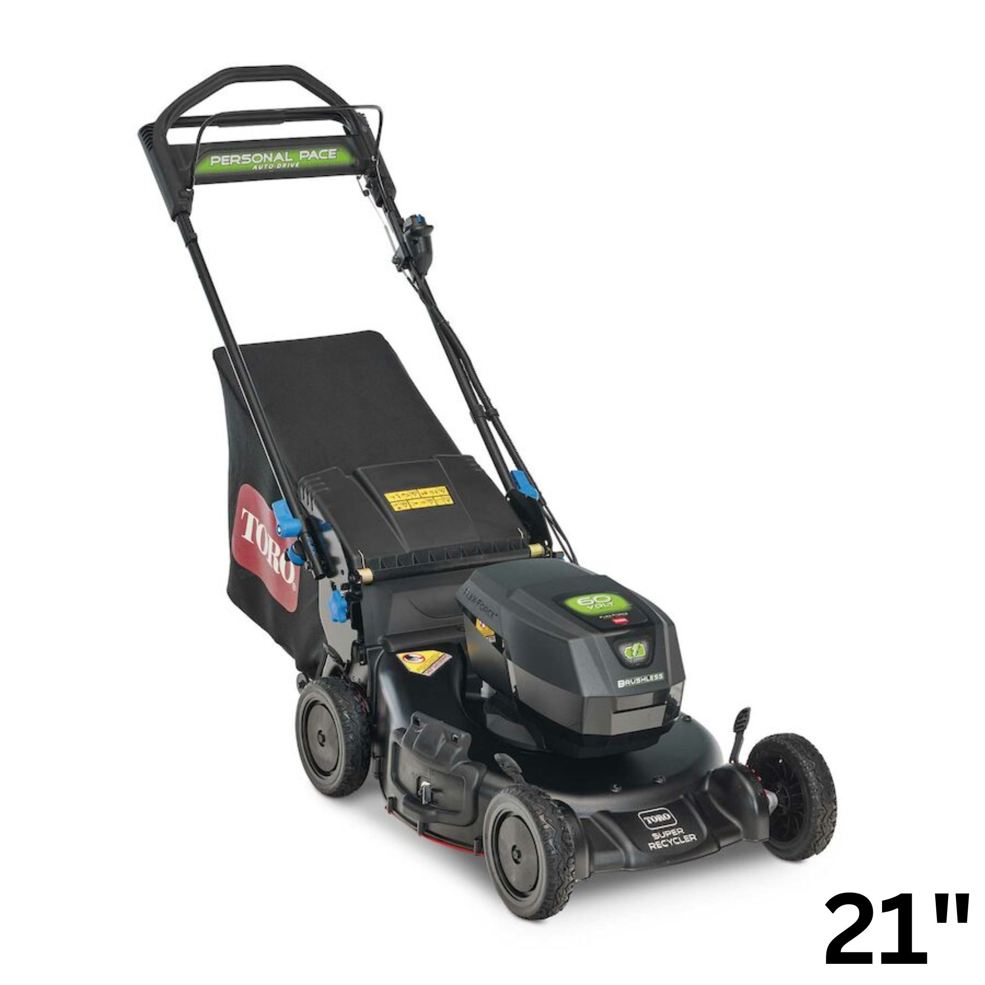 Toro 60V MAX Battery Personal Pace Super Recycler Mower | 21 in. Deck | 21388