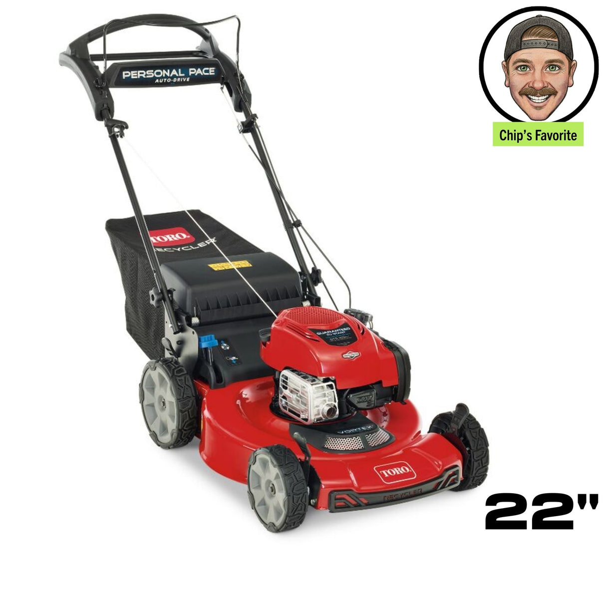 Toro Recycler | 22" Stamped Deck | 163cc Briggs & Stratton | Gas Powered Push Lawn Mower | 21462