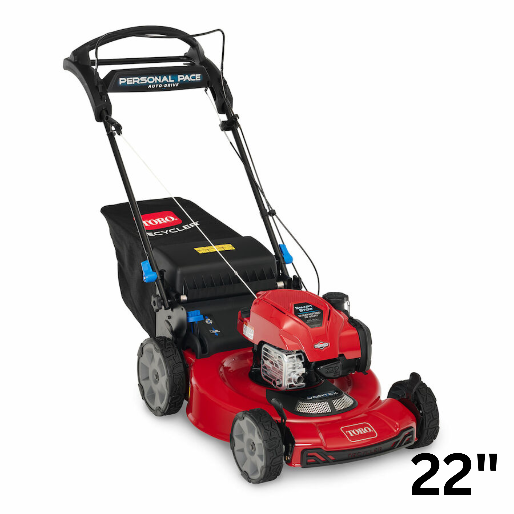 Toro 22" Recycler SMARTSTOW Personal Pace Auto-Drive High Wheel Mower | 21465