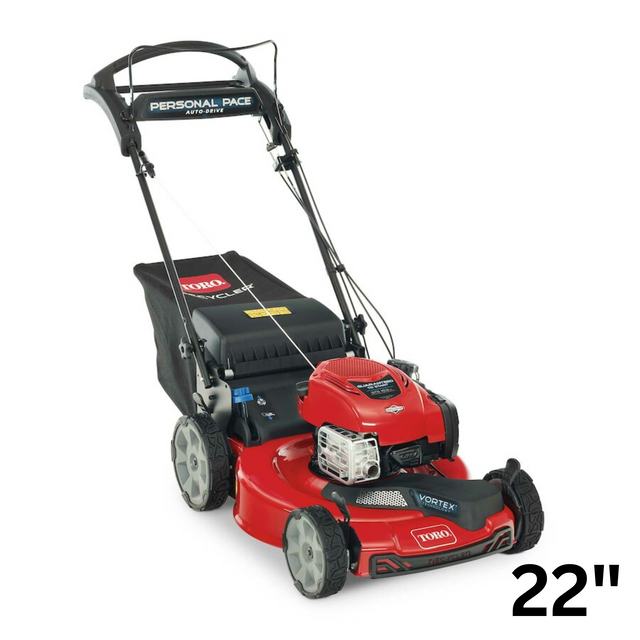 Toro 22 in.  Recycler All Wheel Drive w/Personal Pace Gas Lawn Mower | 21472 | Main Street Mower | Winter Garden | Clermont | Ocala
