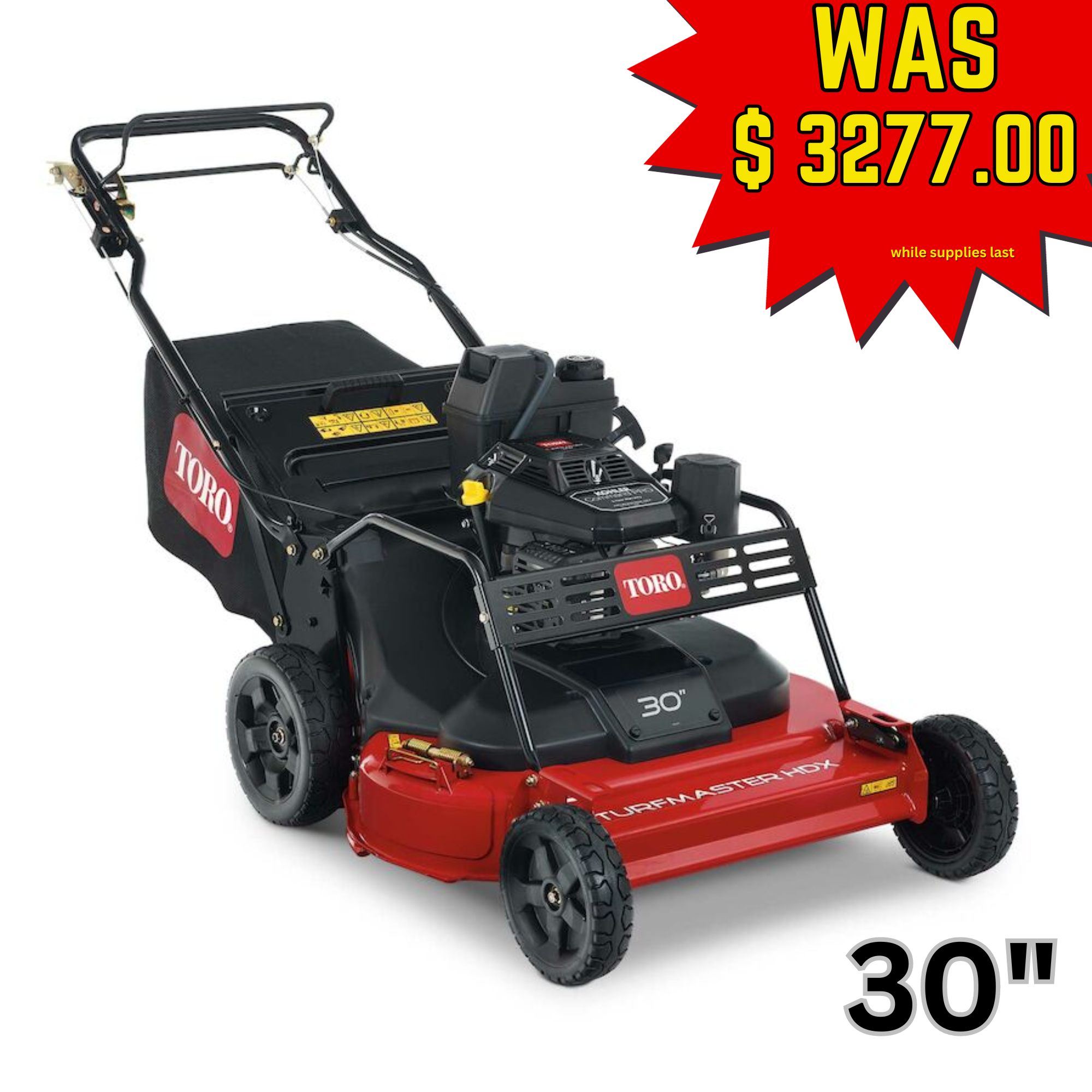 30 in TurfMaster HDX Self-Propel Kohler CV200- 22225