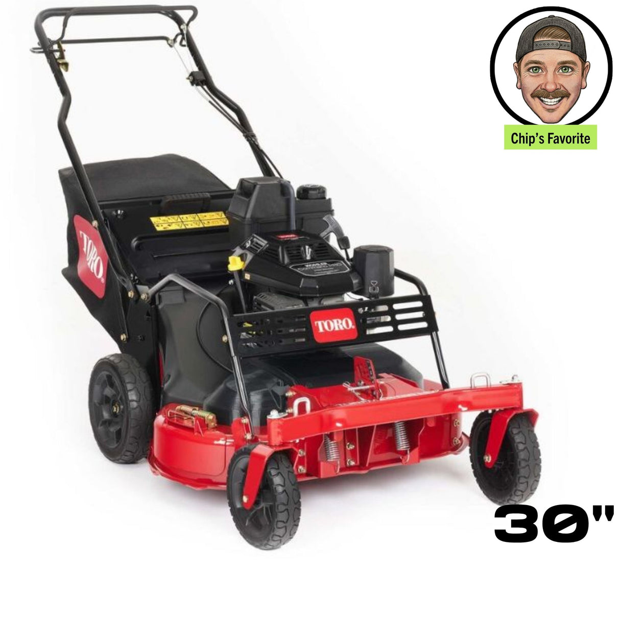 Toro TurfMaster with Casters | 30" Deck | 224cc Kohler | Gas Powered Push Lawn Mower | 22236