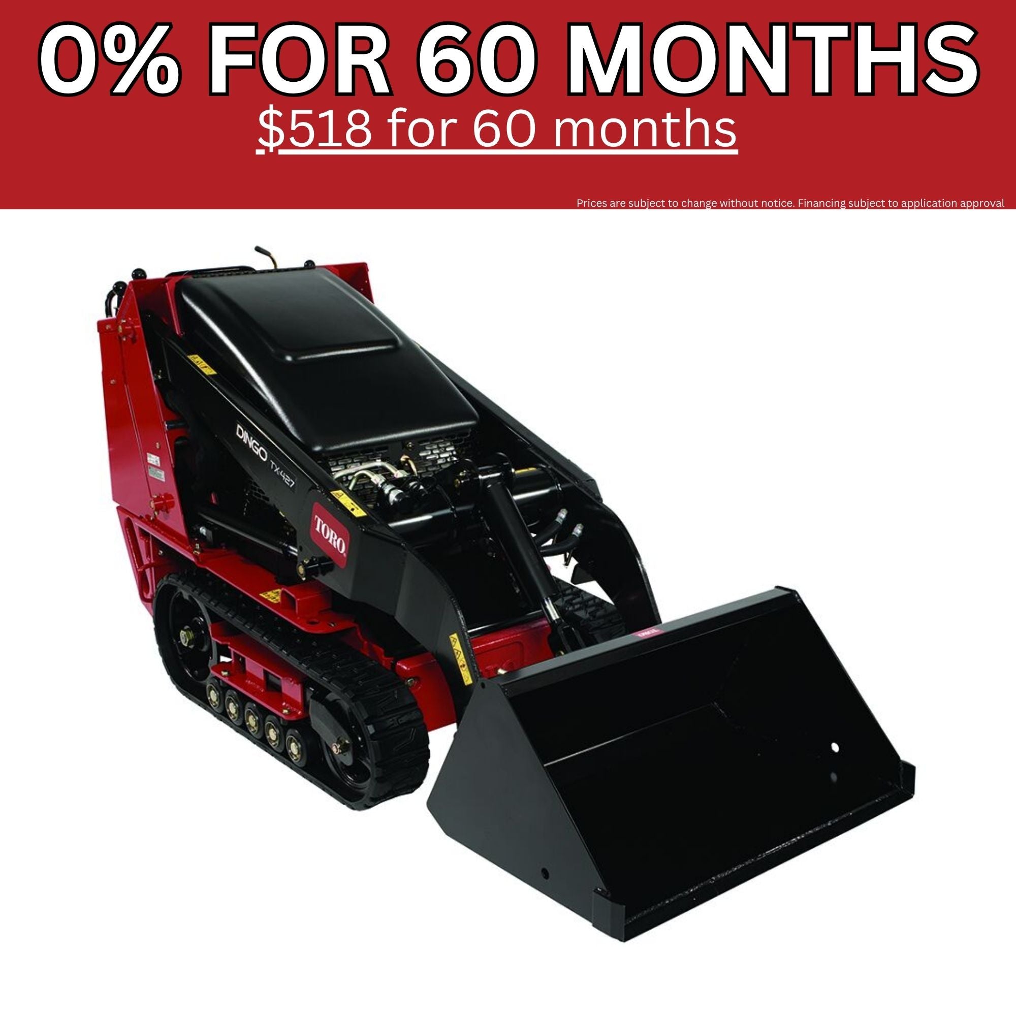 Dingo TX 427 Narrow Track Loader | Kohler Engine | 22321