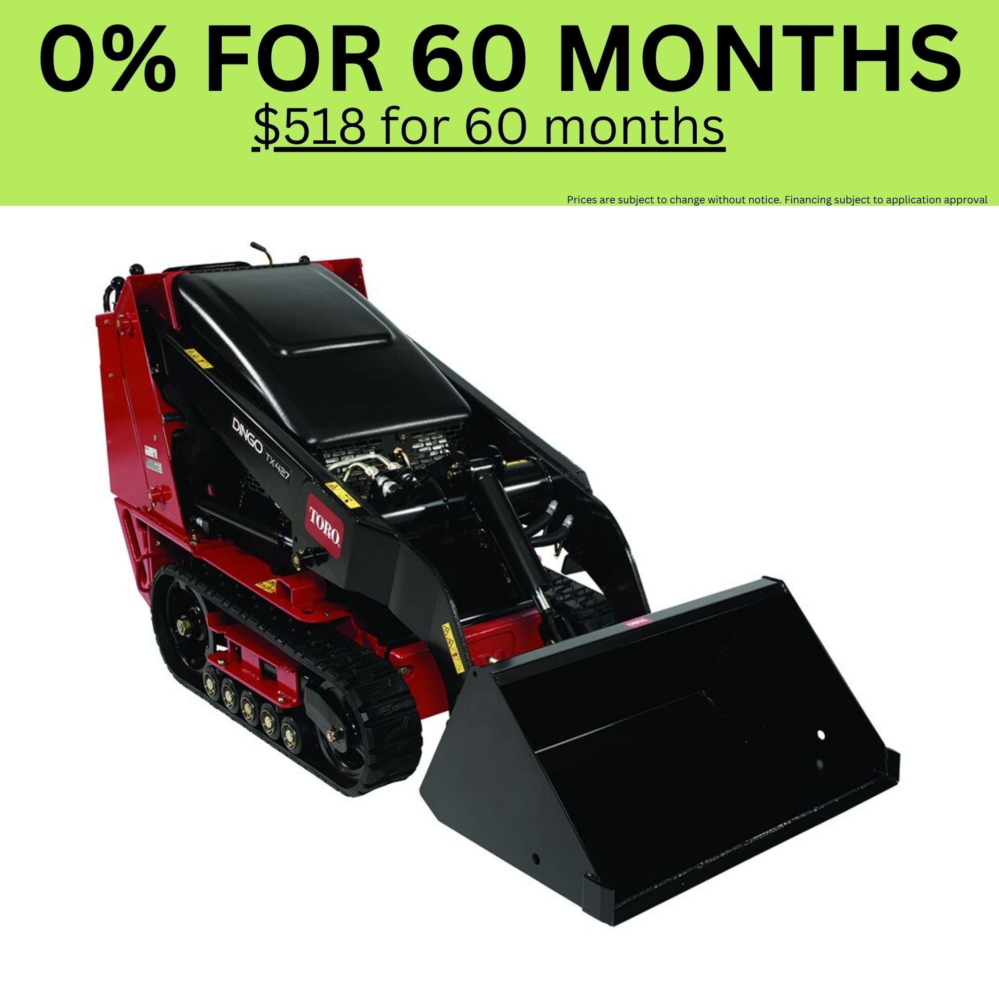 Dingo TX 427 Narrow Track Loader | Kohler Engine | 22321