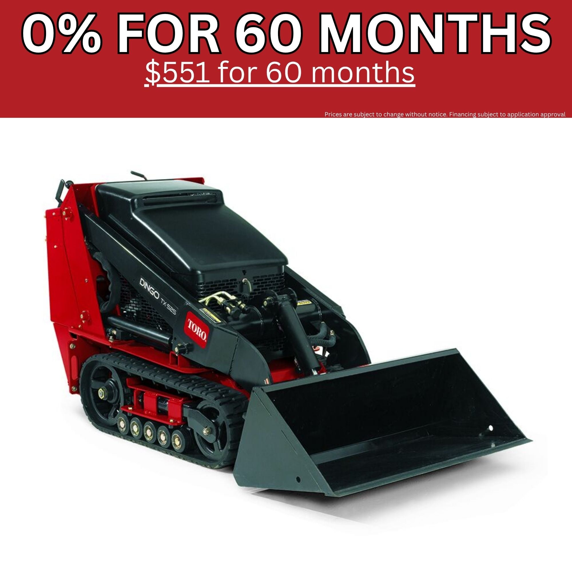 Dingo TX 525 Narrow Track Loader | Kubota Engine | 22323