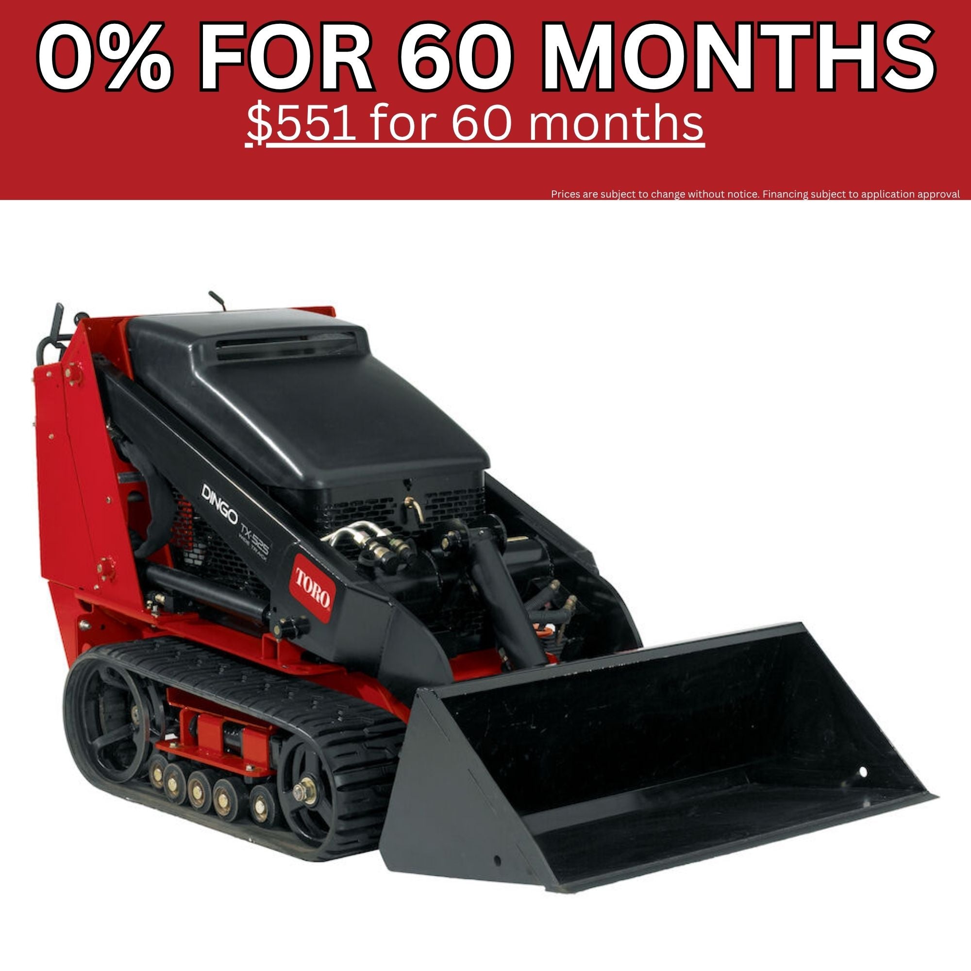 Dingo TX 525 Wide Track Loader | Kubota Engine | 22324