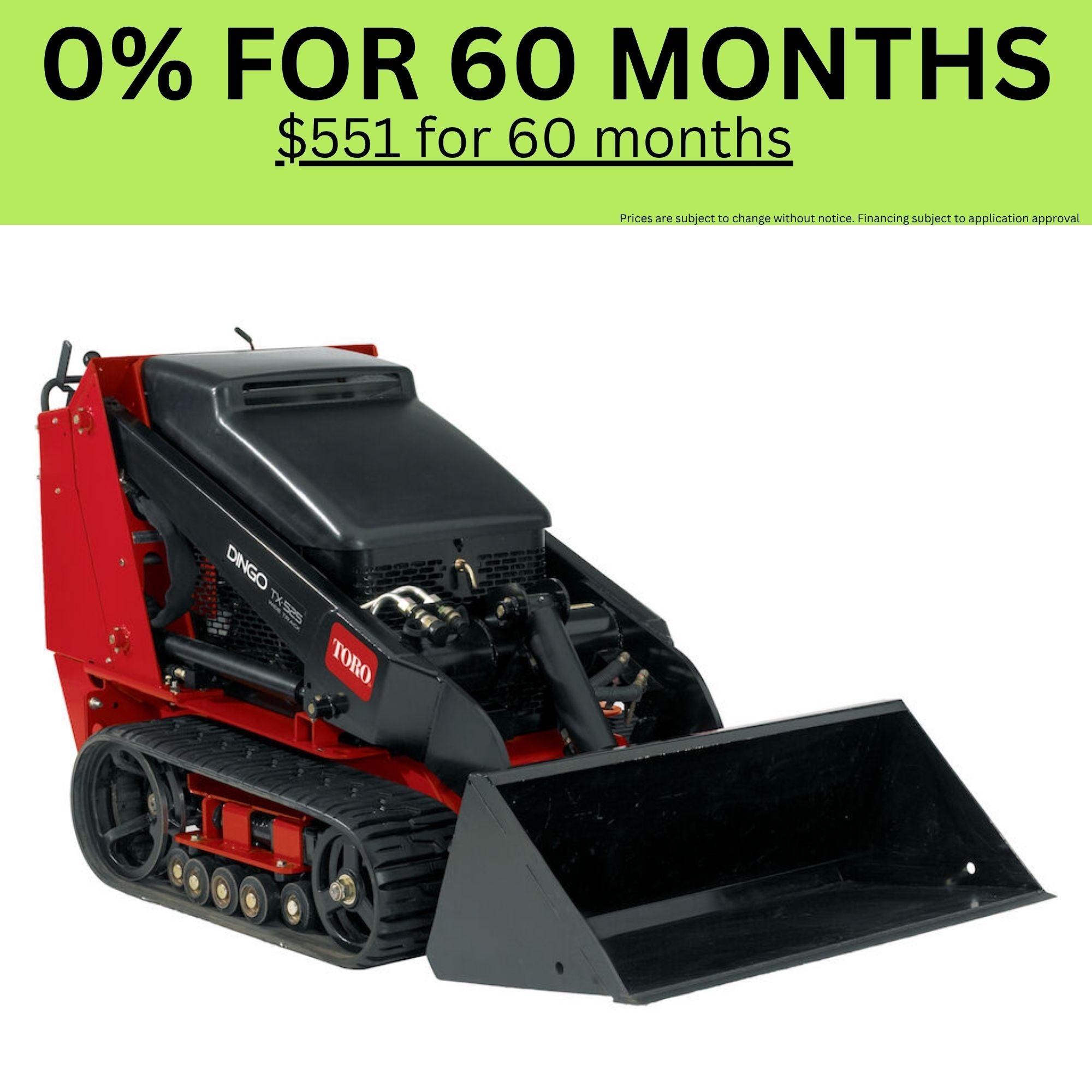 Dingo TX 525 Wide Track Loader | Kubota Engine | 22324