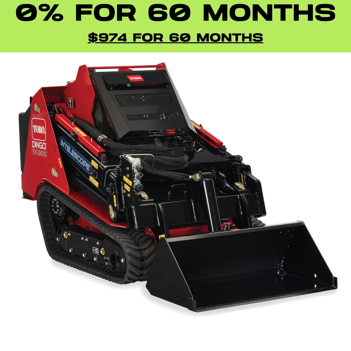 Dingo TX 1300 Track Loader Telescoping | Yanmar Engine | Diesel | 22370