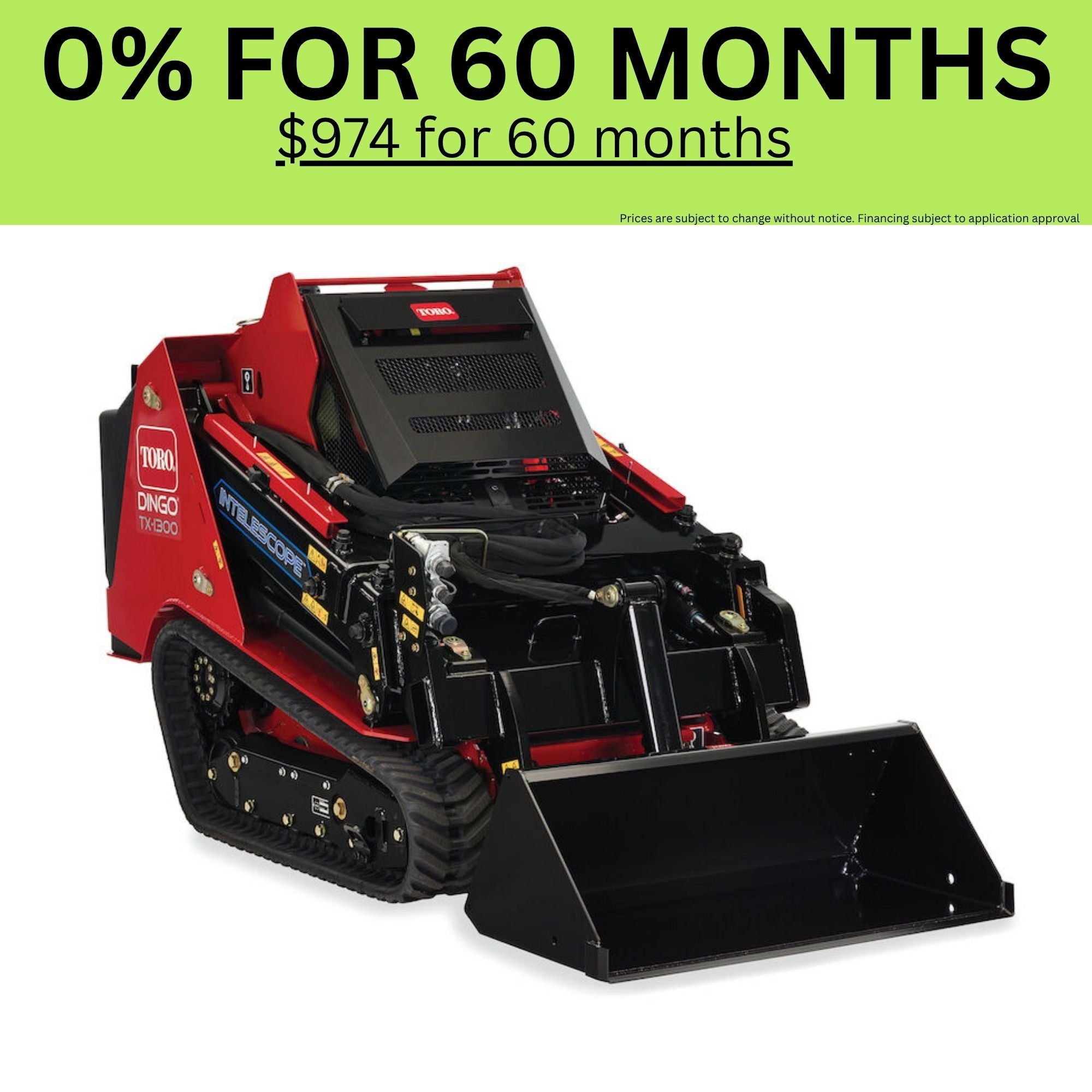 Dingo TX 1300 Track Loader Telescoping | Yanmar Engine | Diesel | 22370