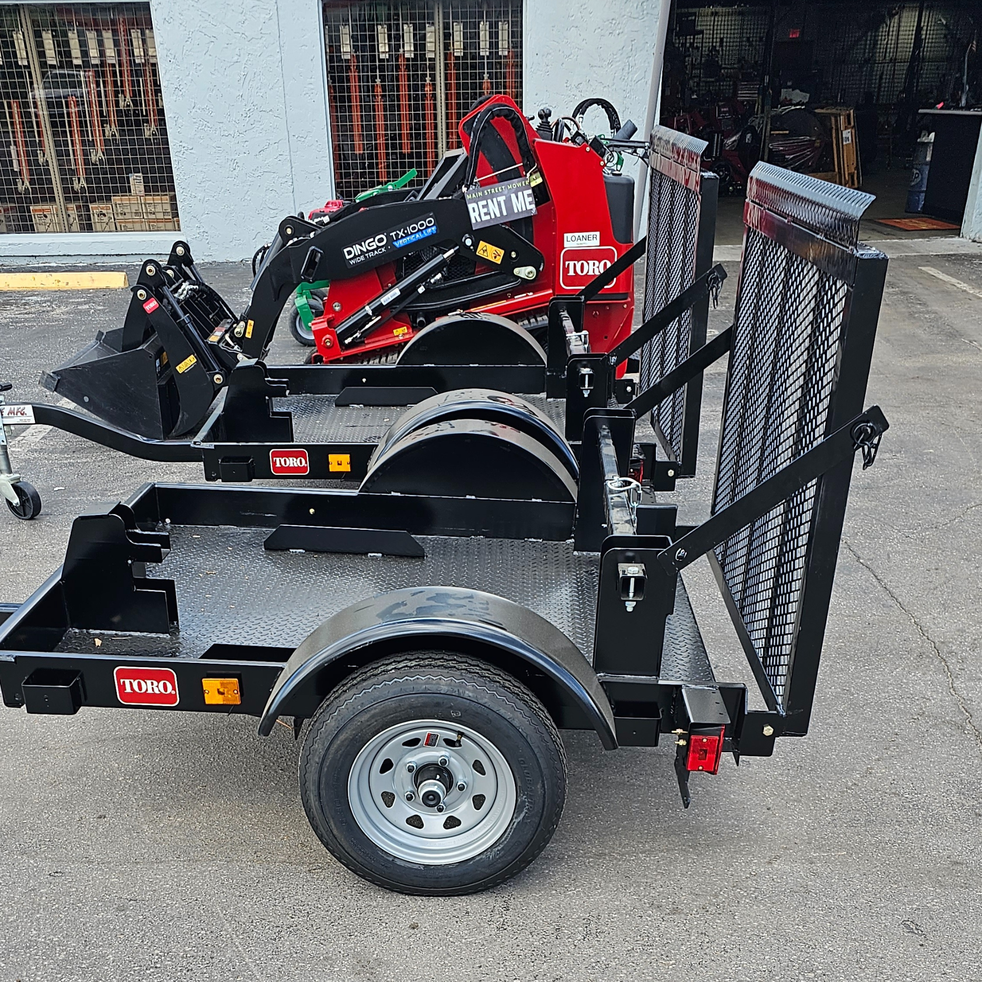 Toro Trailer for the TRX Trencher and STX Stump Grinder