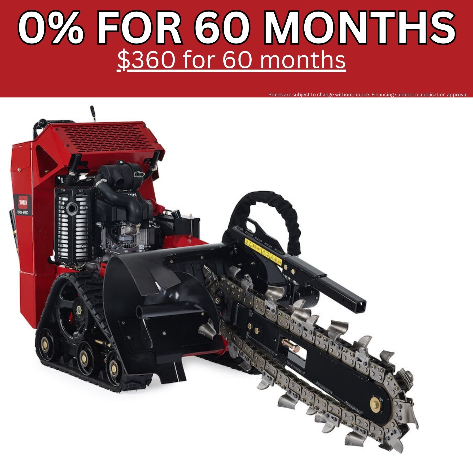 Toro TRX-250 Walk-Behind Trencher | 22983