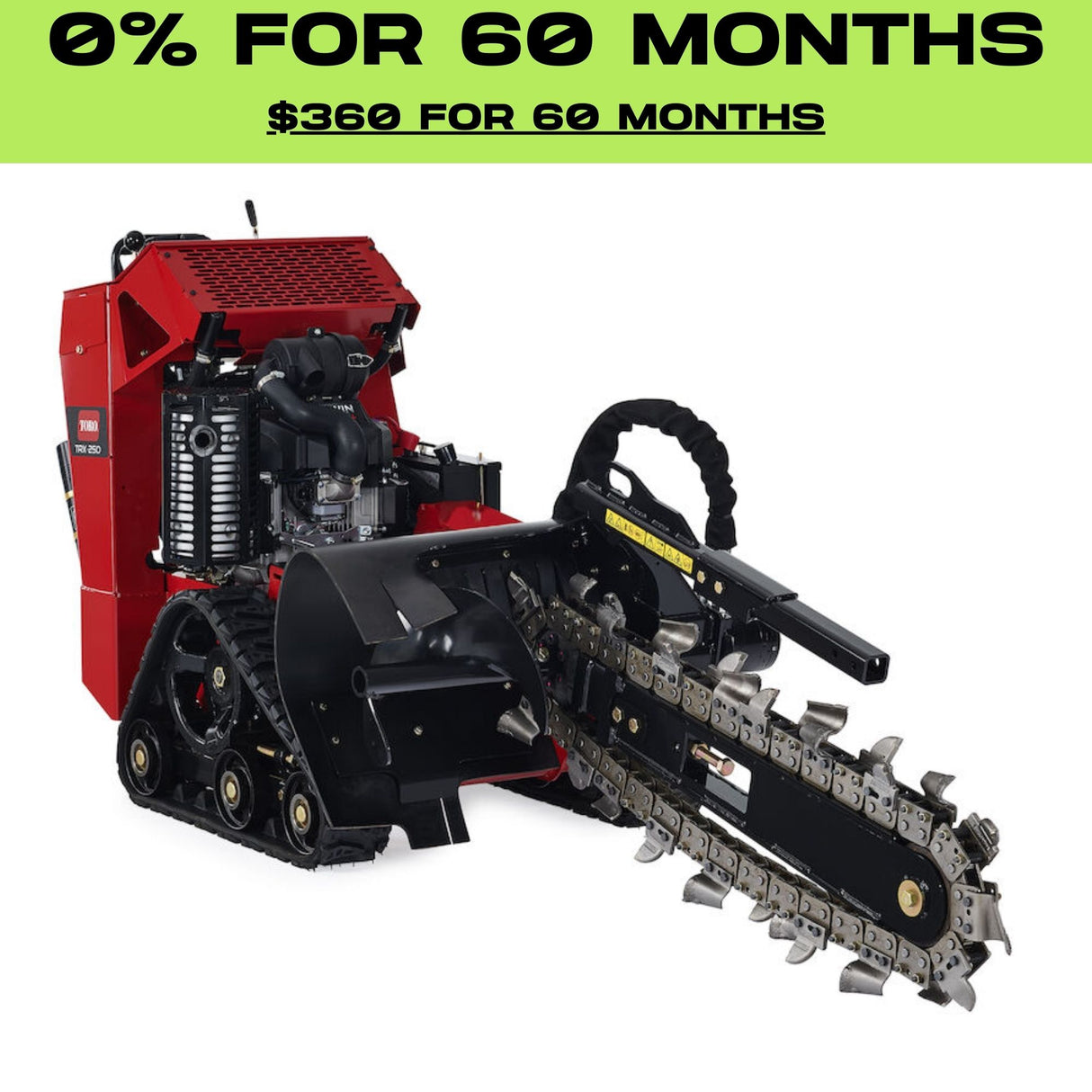 Toro TRX-250 Walk-Behind Trencher | 22983