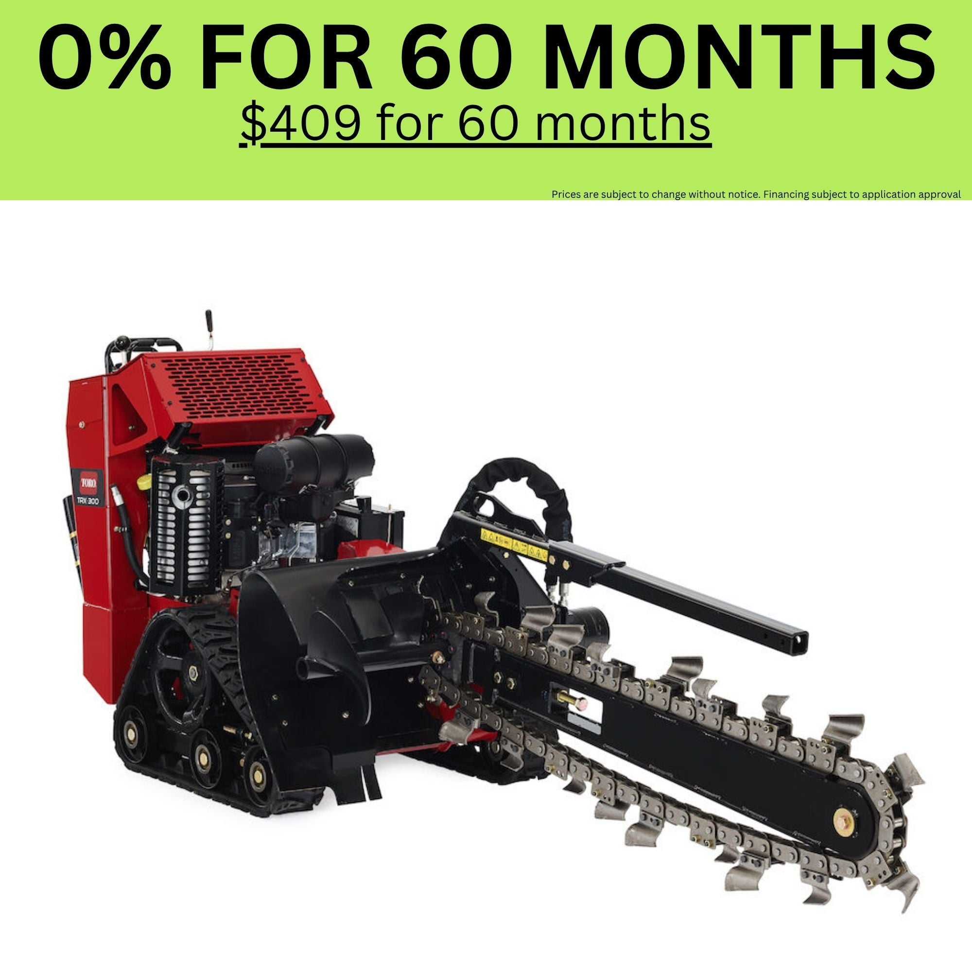 Toro TRX-300 Walk Behind Trencher | 22984