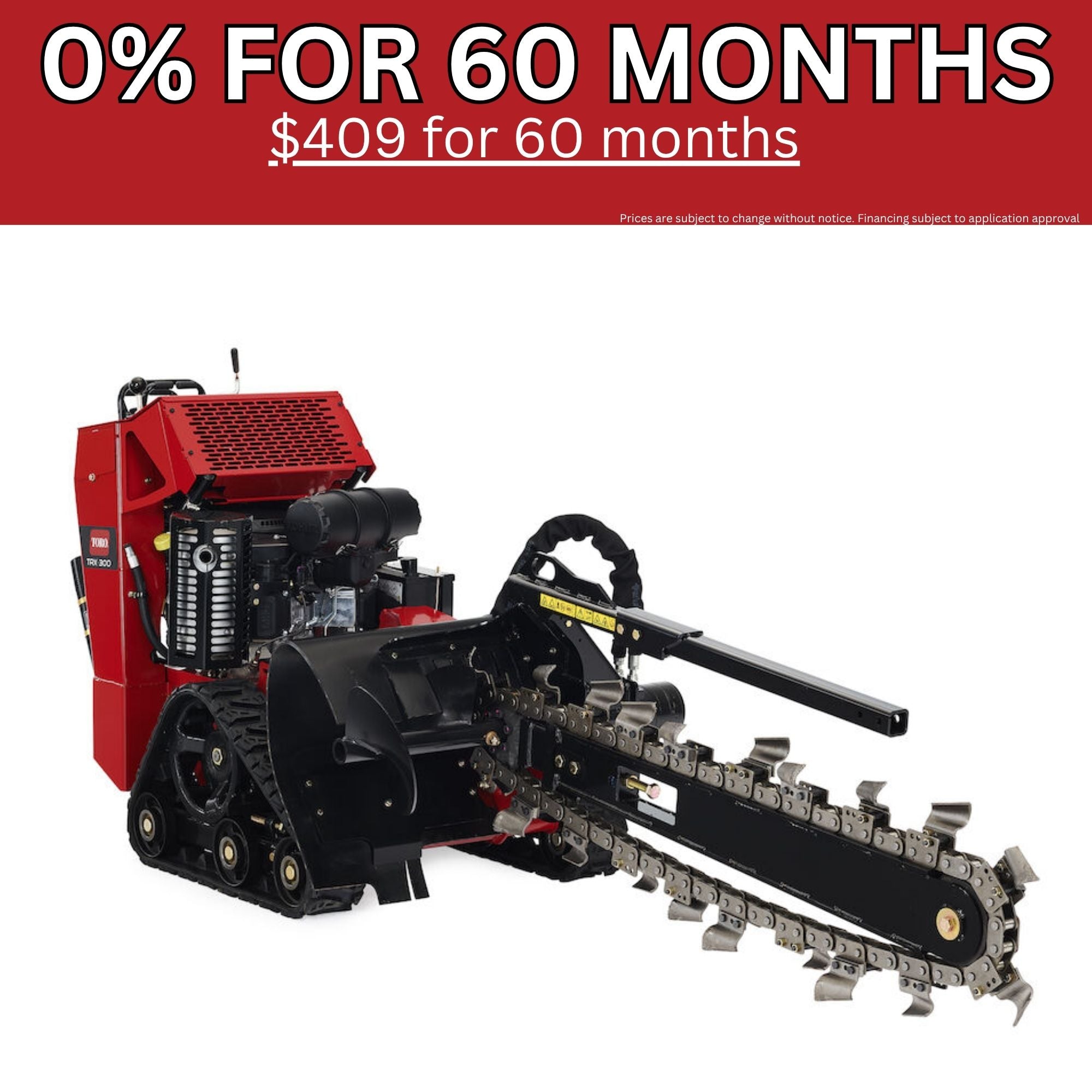 Toro TRX-300 Walk Behind Trencher | 22984