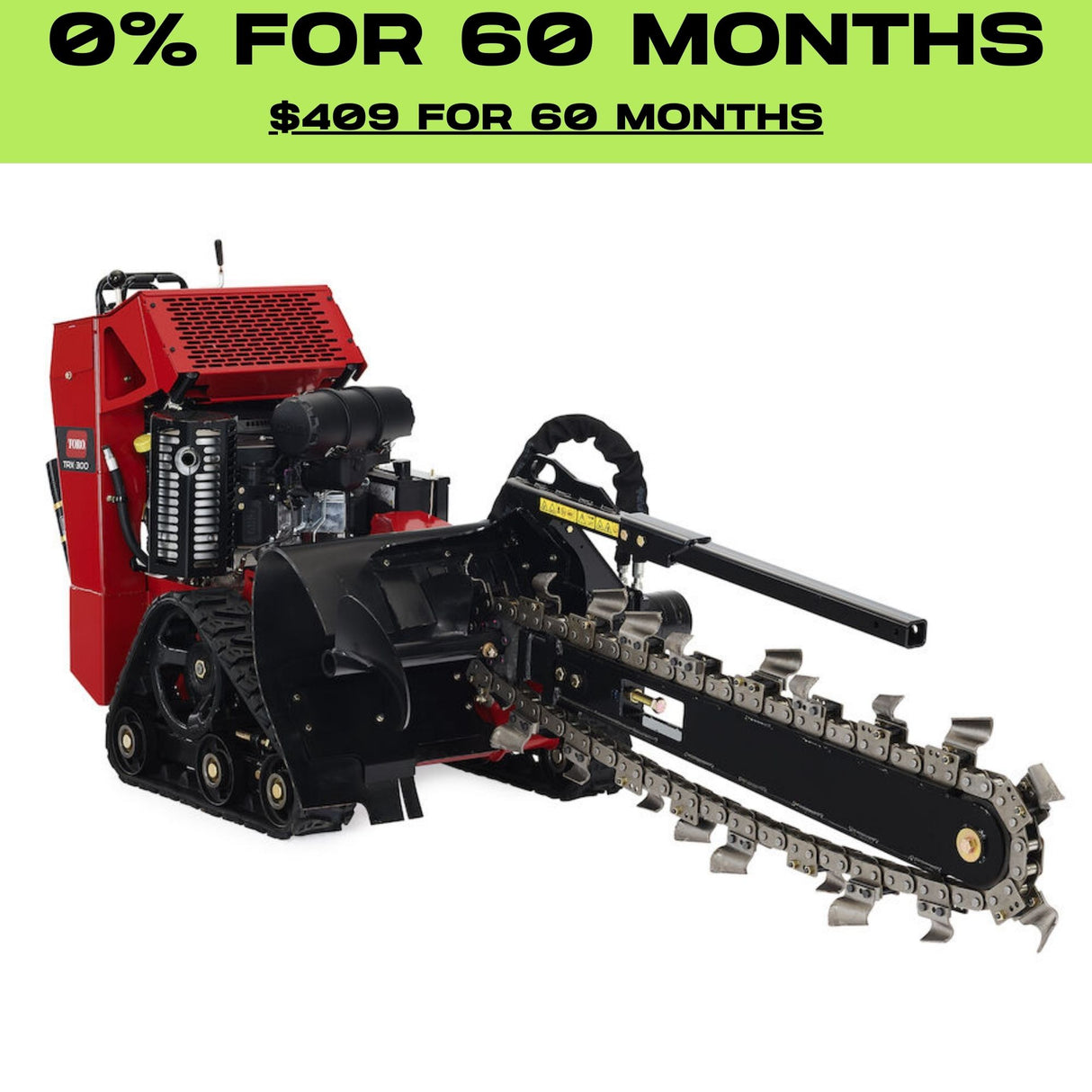 Toro TRX-300 Walk Behind Trencher | 22984