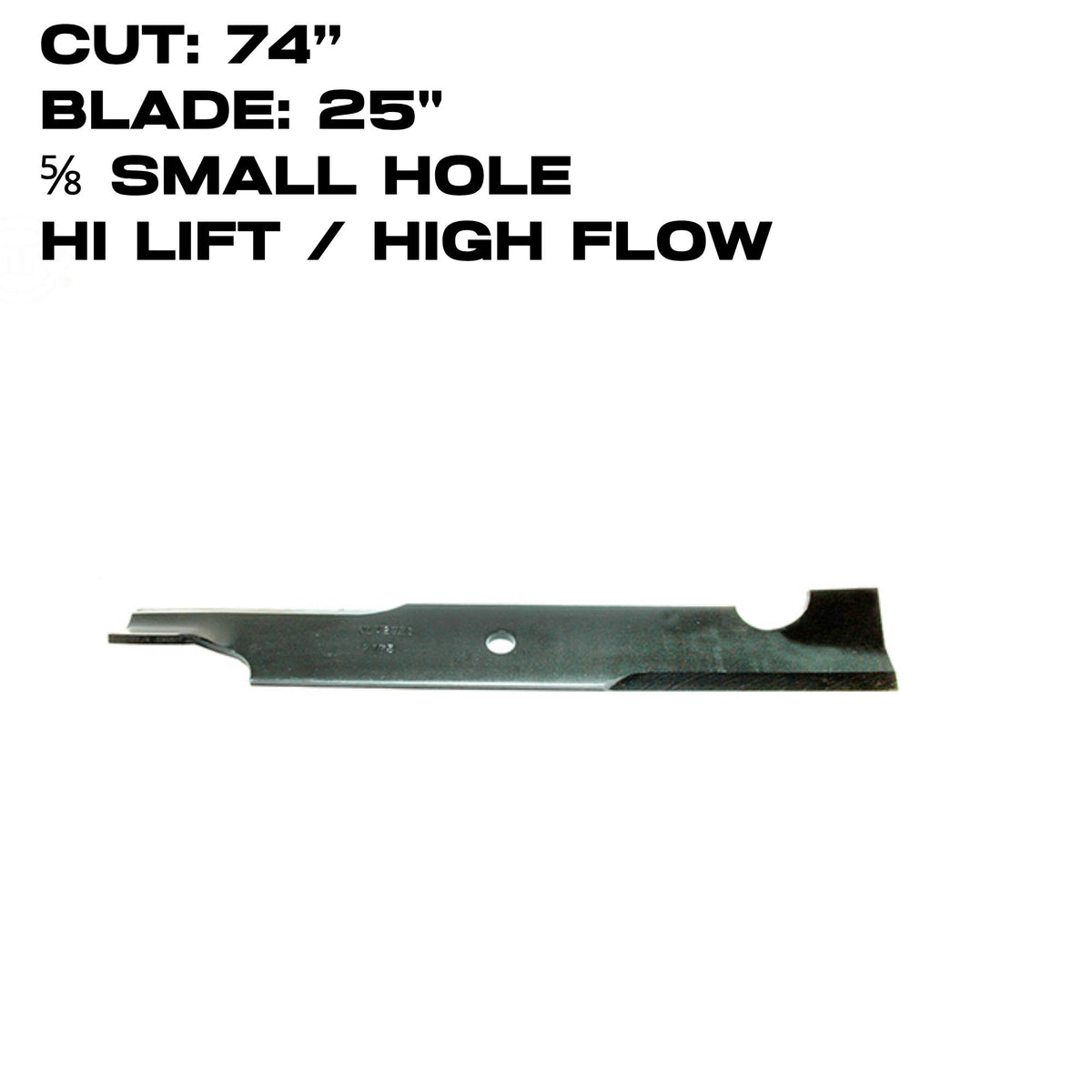 Rotary Blade | 25" X 5/8" | Hi-Flow | Bobcat / Ferris | 72" Deck | 3329