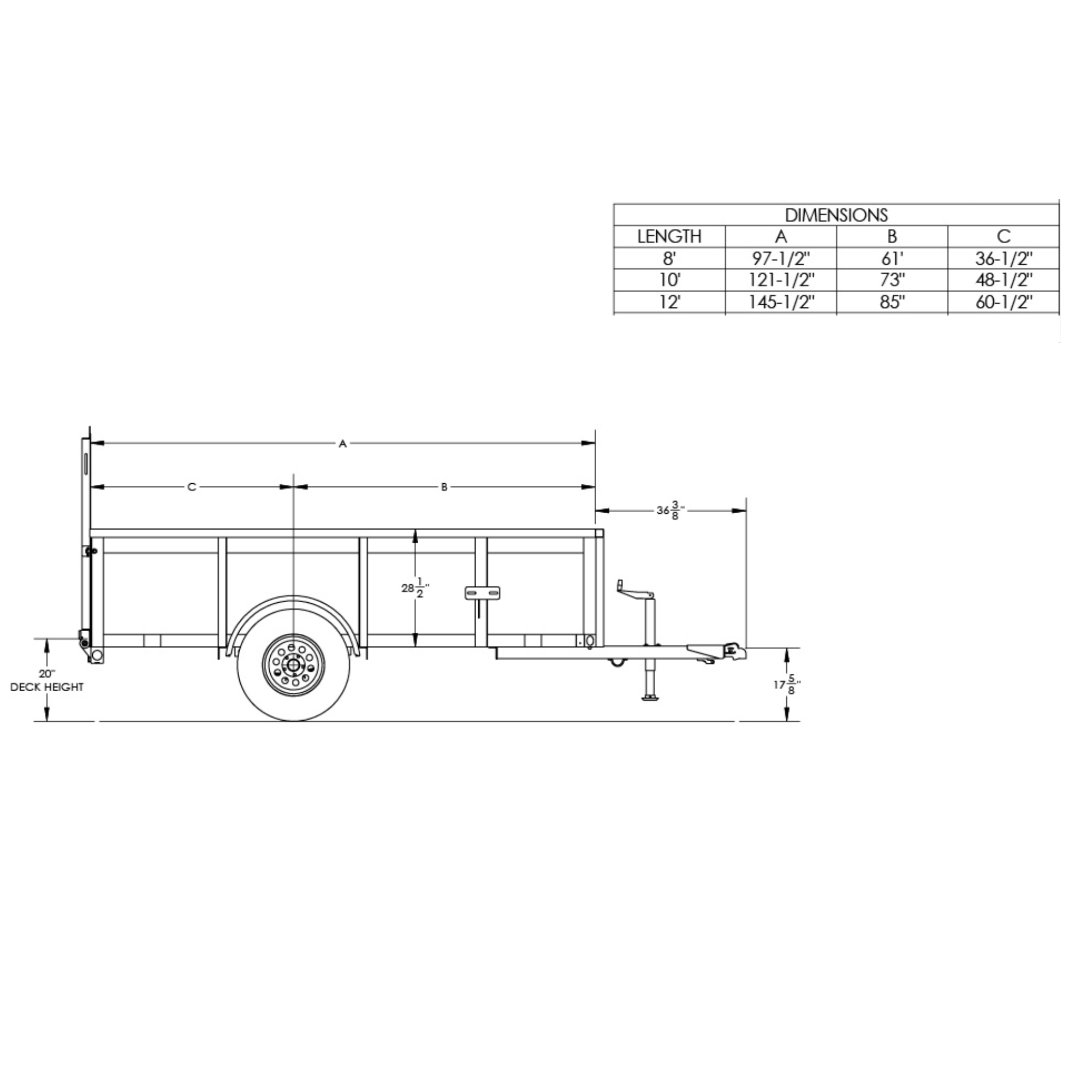 Big Tex Single Axle Vanguard Trailer | 35SV