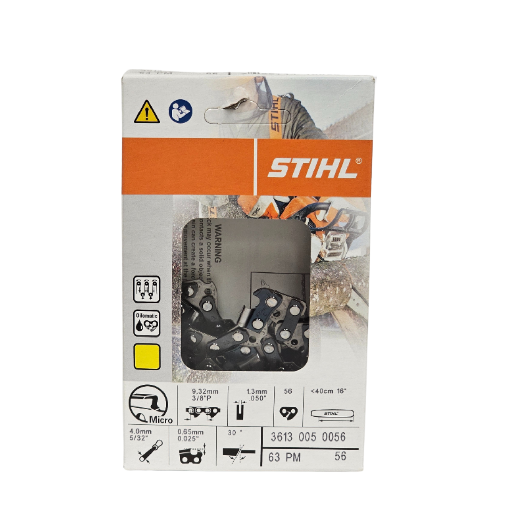 STIHL Oilomatic Picco Micro | 63 PM 56 | 16 in. | 56 Drive Links | Chainsaw Chain | 3613 005 0056