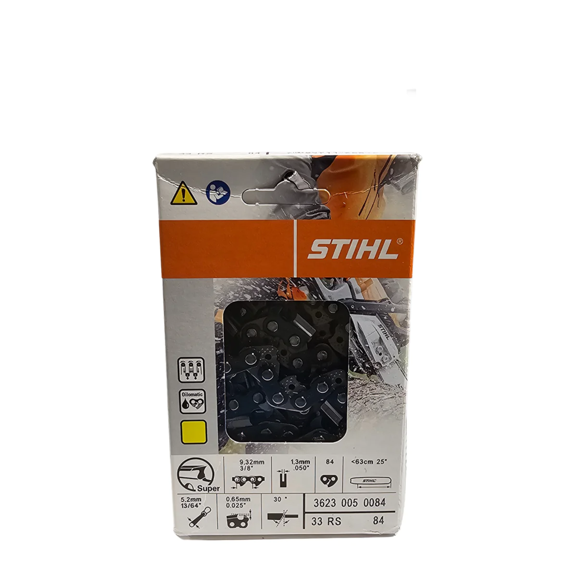 BULK || STIHL Oilomatic Rapid Super | 33 RS 84 | 25 in. | 84 Drive Links | Chainsaw Chain | 3623 005 0084 | Main Street Mower | Winter Garden | Clermont | Ocala